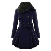 Women’s Trench Coat in Tailored Winter Style | Elegant Long Ladies Jacket