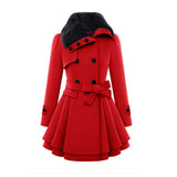 Women’s Trench Coat in Tailored Winter Style | Elegant Long Ladies Jacket