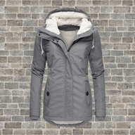 Women’s Pleated Winter Coat | Hooded Warm Jacket | Casual Elegant Outerwear | Cold-Weather Comfort