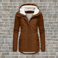 Women’s Pleated Winter Coat | Hooded Warm Jacket | Casual Elegant Outerwear | Cold-Weather Comfort