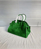 Women’s Large Suede Tote Bag | Designer Handbag with Shoulder and Crossbody Style