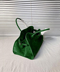 Women’s Large Suede Tote Bag | Designer Handbag with Shoulder and Crossbody Style