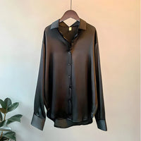 Women’s Long Sleeve Blouse in Elegant Tailored Style | Stylish Ladies Blouse