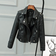 Women’s Leather Jacket in Modern Casual Style | Stylish Ladies Jacket