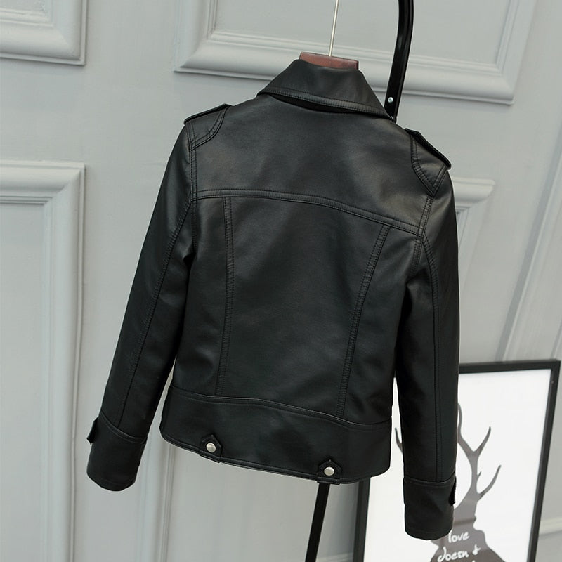 Women’s Leather Jacket in Modern Casual Style | Stylish Ladies Jacket