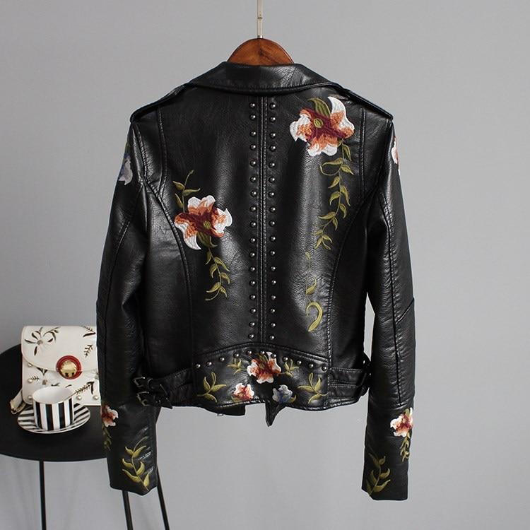 Women’s Leather Jacket | Black Faux Leather Zip Up Stylish Winter Coat