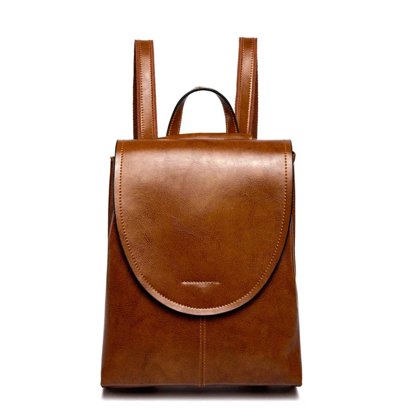 Women’s Leather Backpack Handbag in Modern Style | Versatile Ladies Tote Bag