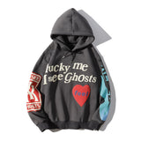 Unisex Pullover Hoodie in Casual Streetwear Style | Graphic Hooded Sweatshirt