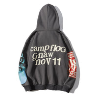 Unisex Pullover Hoodie in Casual Streetwear Style | Graphic Hooded Sweatshirt