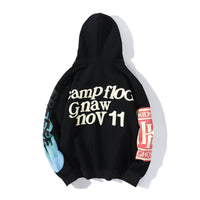 Unisex Pullover Hoodie in Casual Streetwear Style | Graphic Hooded Sweatshirt