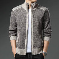 Men’s Zip-Up Cardigan Sweater | Warm Knitted Jacket for Winter