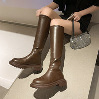 Women’s Knee High Winter Boots in Durable Design | Warm Ladies Long Boots