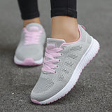 Ergonomic Lace-Up Trainers | Lightweight Sole | Comfortable Shoes for Women