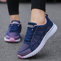 Ergonomic Lace-Up Trainers | Lightweight Sole | Comfortable Shoes for Women