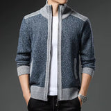 Men’s Zip-Up Cardigan Sweater | Warm Knitted Jacket for Winter