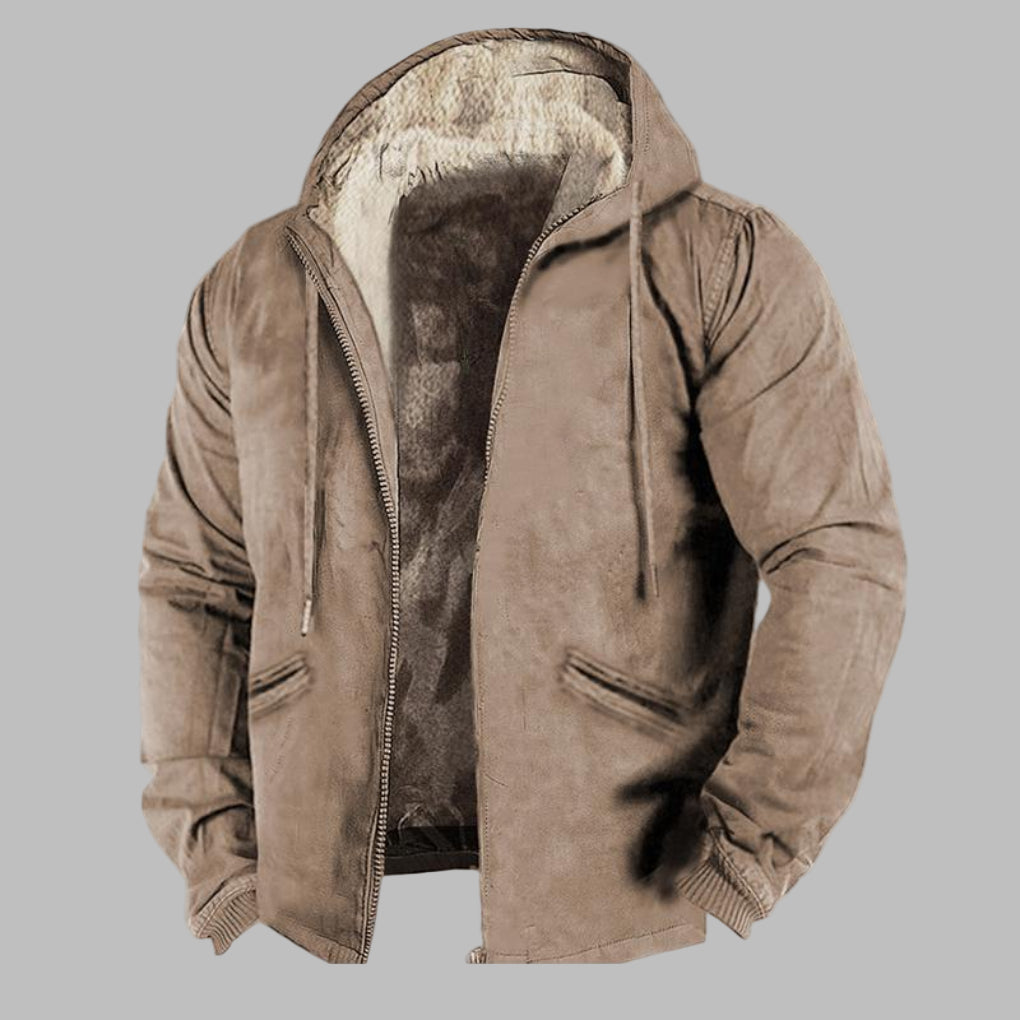 Men’s Camouflage Winter Jacket in Outdoor Style | Warm Waterproof Coat