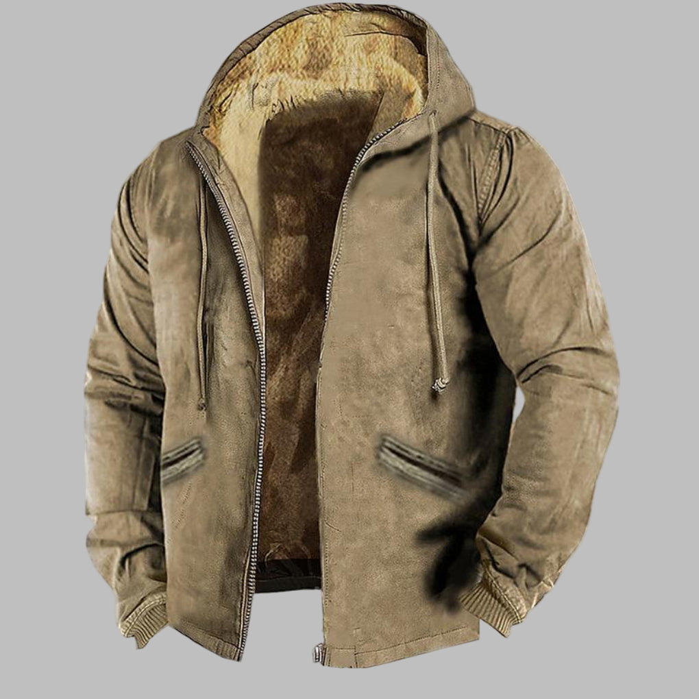 Men’s Camouflage Winter Jacket in Outdoor Style | Warm Waterproof Coat