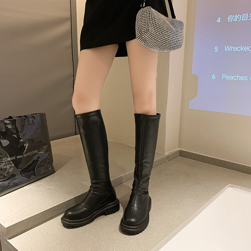Women’s Knee High Winter Boots in Durable Design | Warm Ladies Long Boots