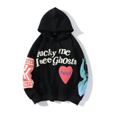 Unisex Pullover Hoodie in Casual Streetwear Style | Graphic Hooded Sweatshirt