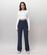 High Waist Wide Leg Trousers | Vintage Style | Relaxed Fit
