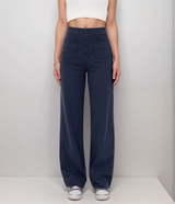 High Waist Wide Leg Trousers | Vintage Style | Relaxed Fit