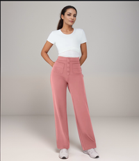 High Waist Wide Leg Trousers | Vintage Style | Relaxed Fit