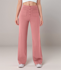 High Waist Wide Leg Trousers | Vintage Style | Relaxed Fit