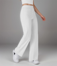 High Waist Wide Leg Trousers | Vintage Style | Relaxed Fit