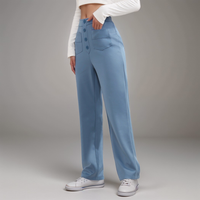 High Waist Wide Leg Trousers | Vintage Style | Relaxed Fit