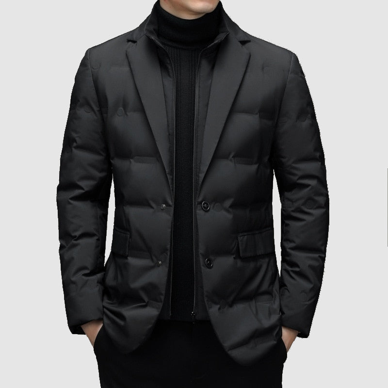Men’s Puffer Jacket in Classic Winter Style | Warm Quilted Jacket for Everyday Wear