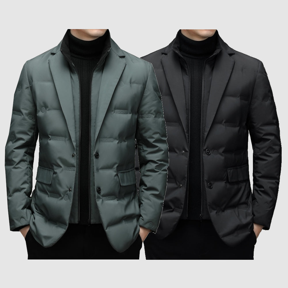 Men’s Puffer Jacket in Classic Winter Style | Warm Quilted Jacket for Everyday Wear