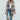 Women’s Long Winter Coat with Check Pattern | Stylish Warm Ladies Jacket