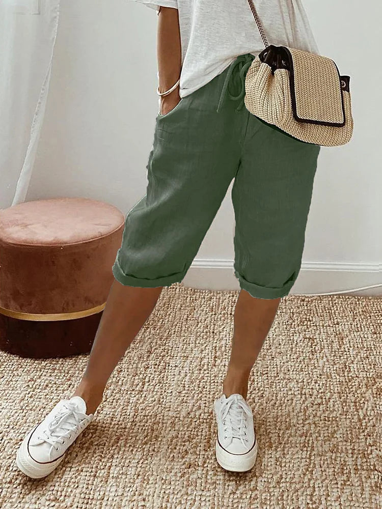 Drawstring Waist Shorts | Lightweight Fit | Summer Style | With Pockets