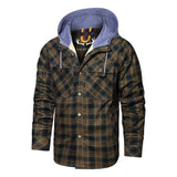 Men’s Cotton Hoodie Jacket with Faux Fur Lining | Rugged Warm Winter Coat