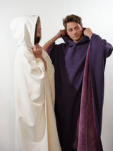 Unisex Poncho Hoodie in Fleece Style | Oversized Warm Hooded Sweatshirt