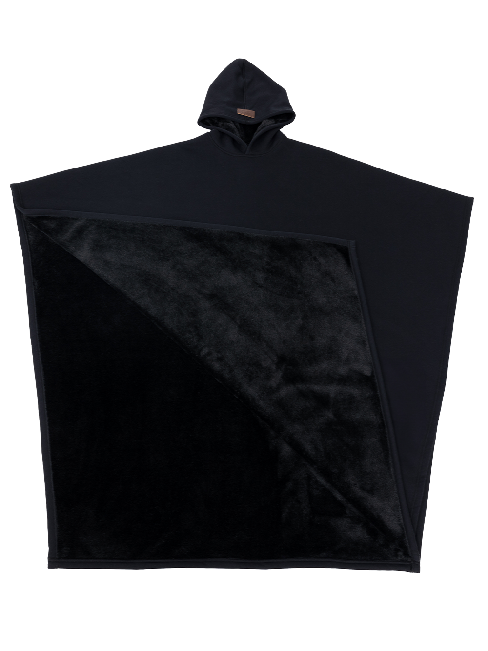 Unisex Poncho Hoodie in Fleece Style | Oversized Warm Hooded Sweatshirt
