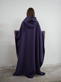 Unisex Poncho Hoodie in Fleece Style | Oversized Warm Hooded Sweatshirt