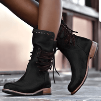 Women’s Leather Boots in Classic Lace Up Style | Comfortable Ladies Ankle Boots