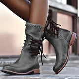 Women’s Leather Boots in Classic Lace Up Style | Comfortable Ladies Ankle Boots