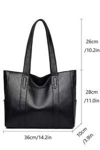 Women’s Shoulder Bag in Classic Vintage Style | Elegant Everyday Handbag