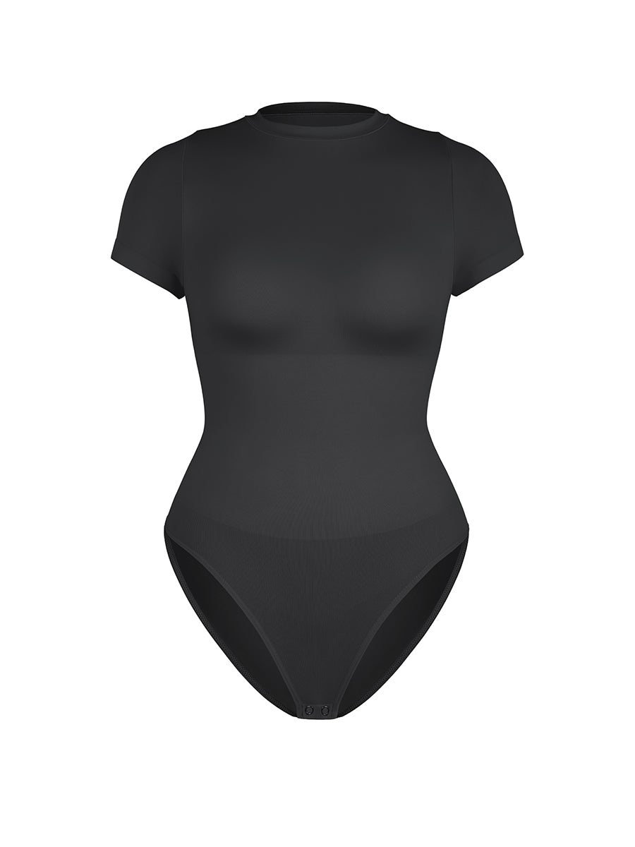 Bodysuit Women | Short Sleeve Shapewear Bodysuit Tummy Control