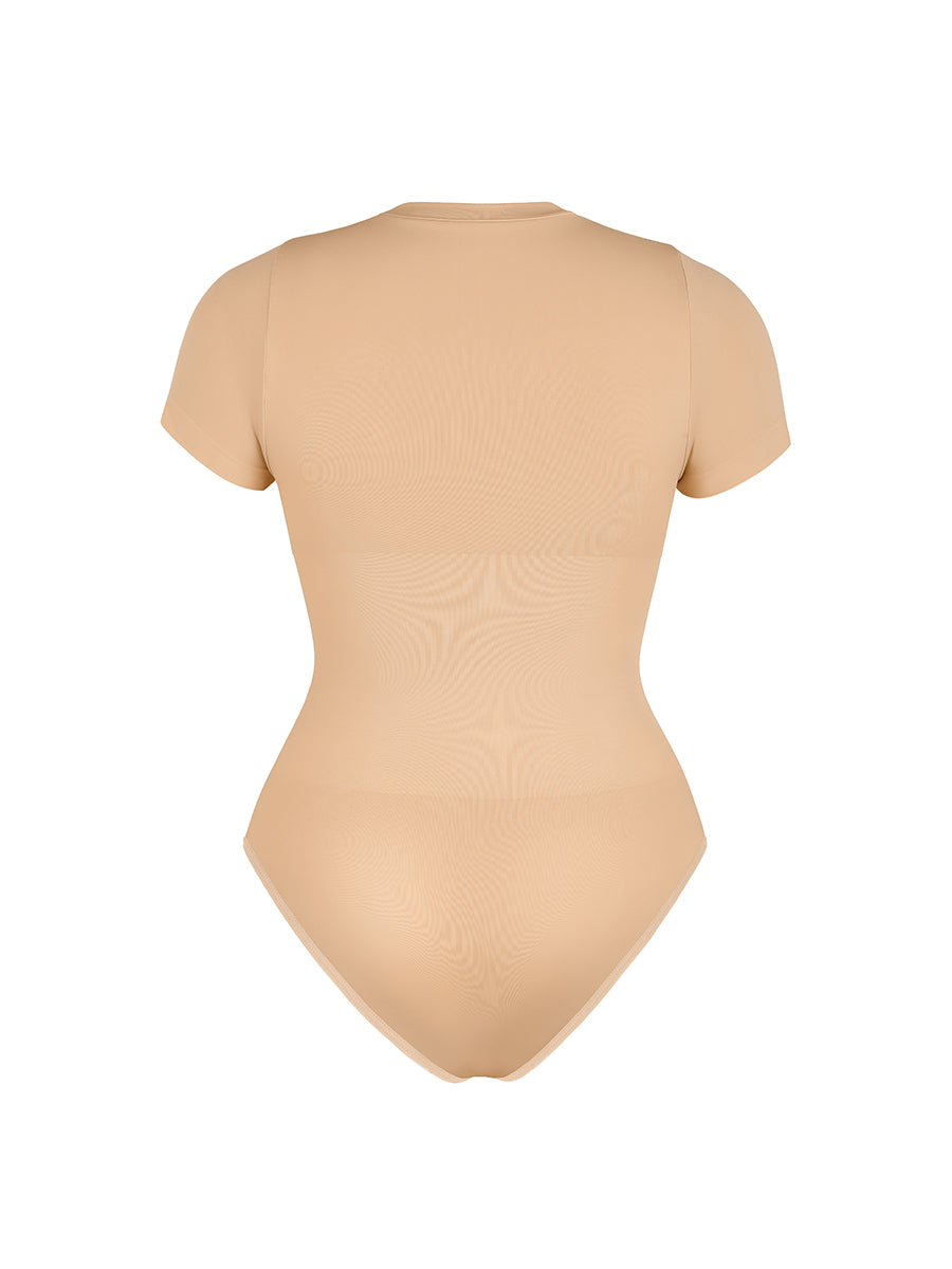 Bodysuit Women | Short Sleeve Shapewear Bodysuit Tummy Control