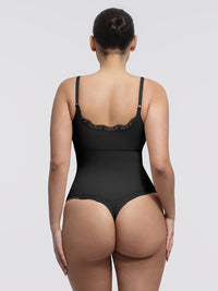 Bodysuit Women | Lace Seamless Shapewear Bodysuit Tummy Control