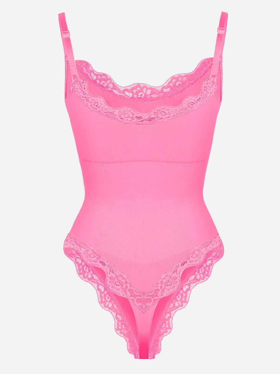 Bodysuit Women | Lace Seamless Shapewear Bodysuit Tummy Control