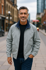 Men’s Lightweight Windbreaker Jacket in Casual Outdoor Style | Breathable Weatherproof Jacke
