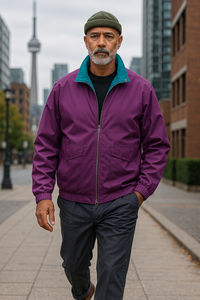 Men’s Lightweight Windbreaker Jacket in Casual Outdoor Style | Breathable Weatherproof Jacke