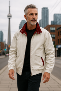Men’s Lightweight Windbreaker Jacket in Casual Outdoor Style | Breathable Weatherproof Jacke