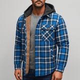 Men’s Cotton Hoodie Jacket with Faux Fur Lining | Rugged Warm Winter Coat