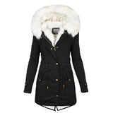 Women’s Winter Jacket | Warm Fleece Lined Coat | Windproof Hooded Outerwear | Comfortable Cold-Weather Layer