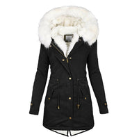 Women’s Winter Jacket | Warm Fleece Lined Coat | Windproof Hooded Outerwear | Comfortable Cold-Weather Layer